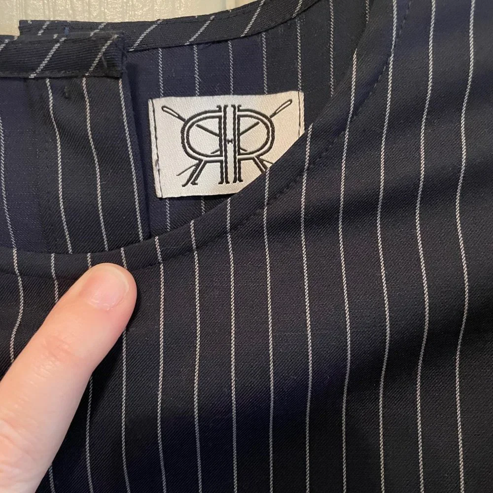 Double R Brand Custom Ruffled Suiting Top - Picture 3 of 4